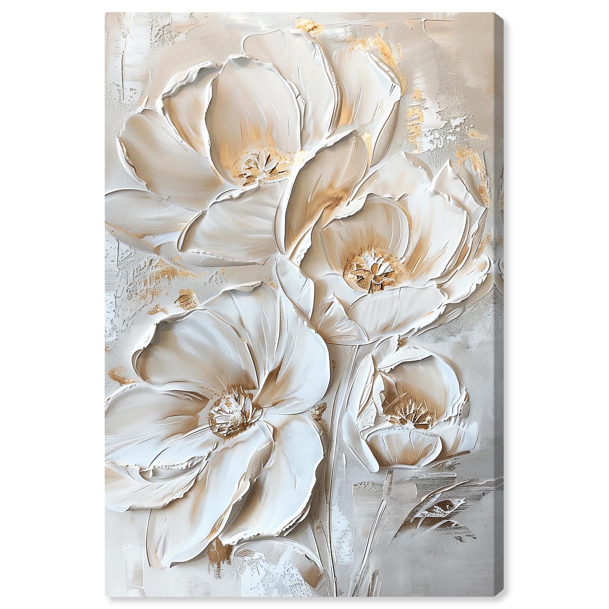 押し花額　Eternal Flower Artwork Amazon.com: Art Remedy Lush Floral Canvas New Floral Wall Art